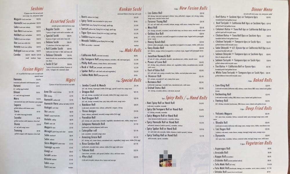 SUSHIE! Menu image 1